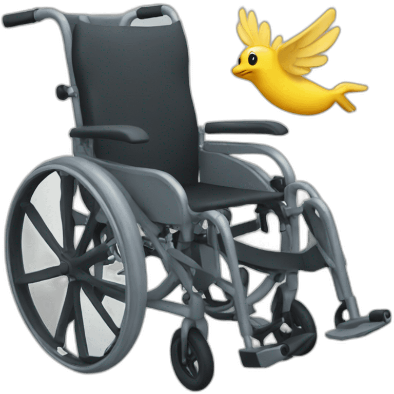 flying wheelchair emoji