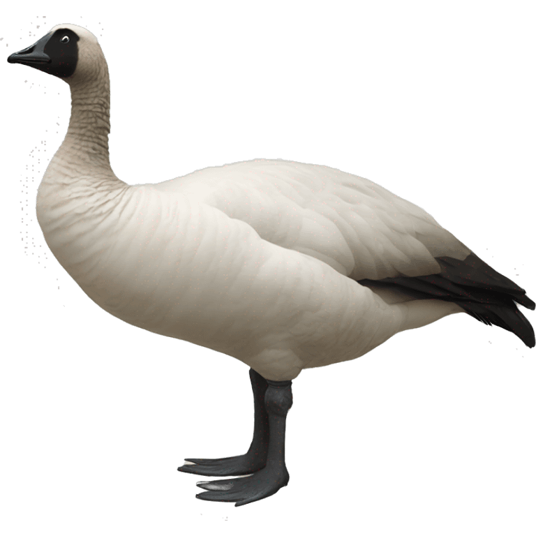 Goose for the lower body and llama head emoji