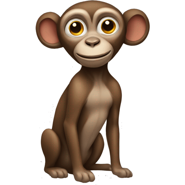 Monkey on a dog  emoji