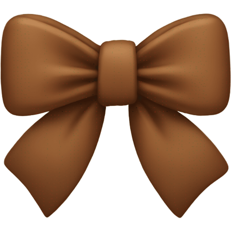 brown bow emoji