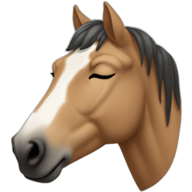 sleeping horse emoji