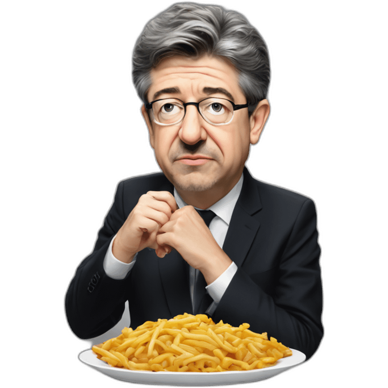 Hungry Jean-Luc Mélenchon emoji