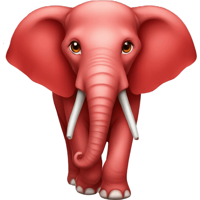 elephant red emoji