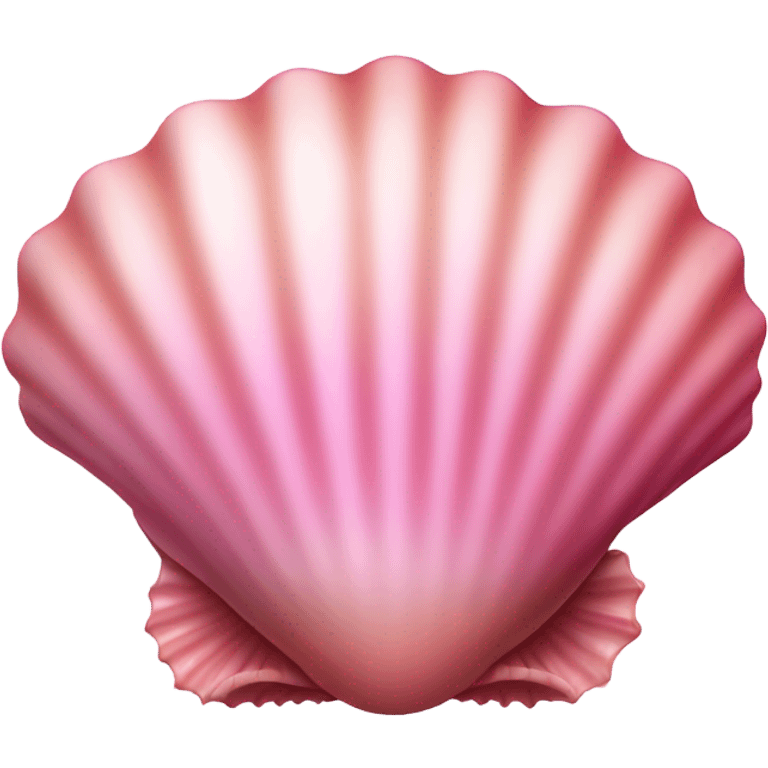 Pink sea shell emoji