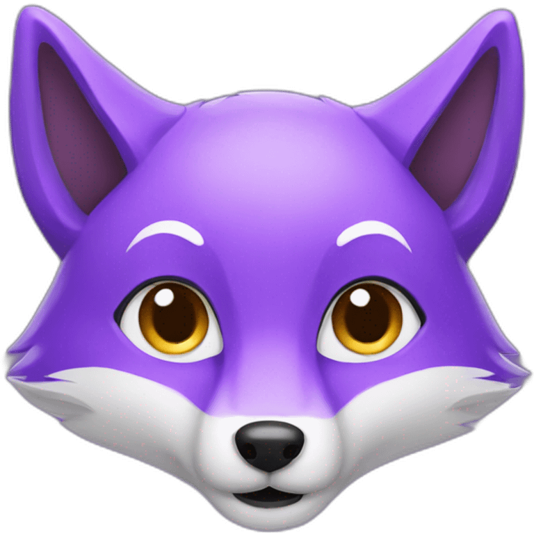 purple fox emoji