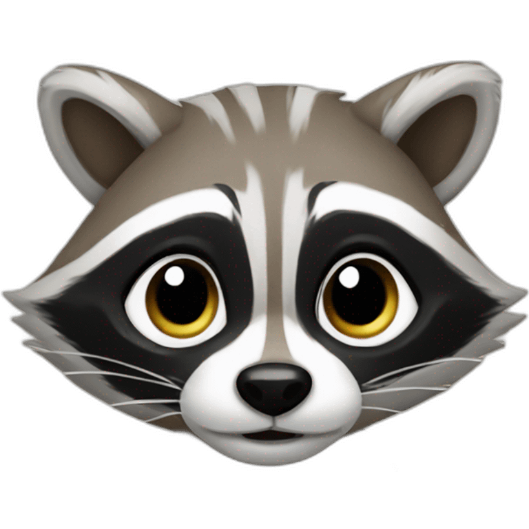 Raccoon in italy emoji