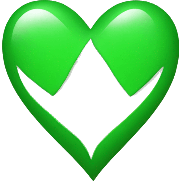 green heart emoji