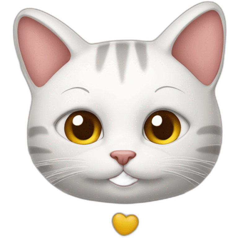 Gatto con in bocca un topolino emoji