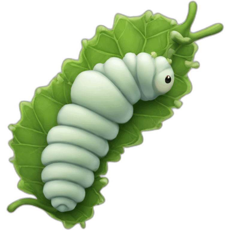 White caterpillars emoji