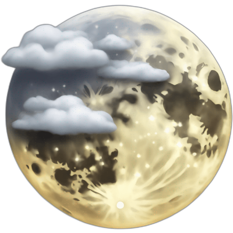 moon with clouds emoji