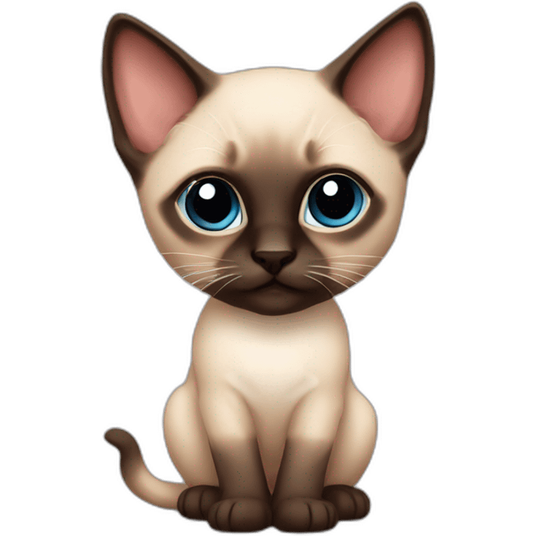 siamese kitten emoji