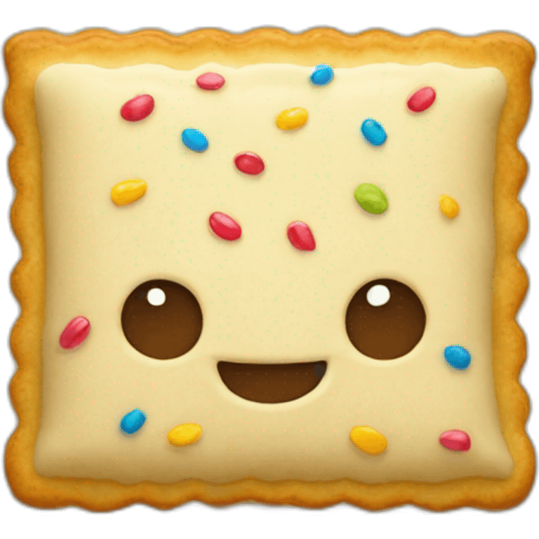 Smiling PopTart emoji