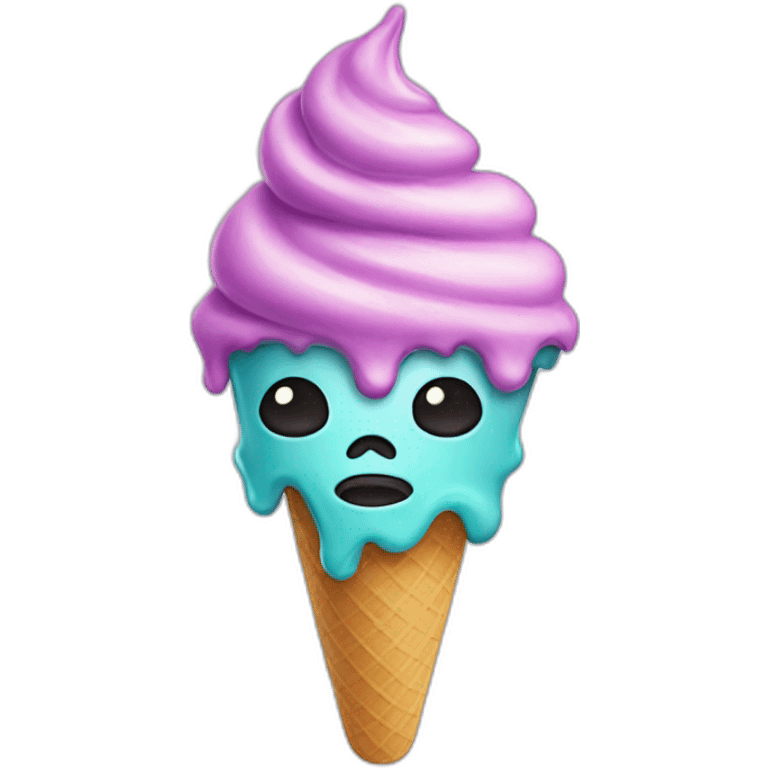 alien icecream emoji