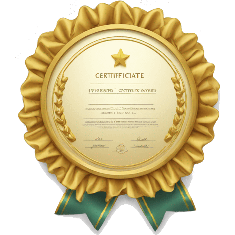 Award Certificate  emoji