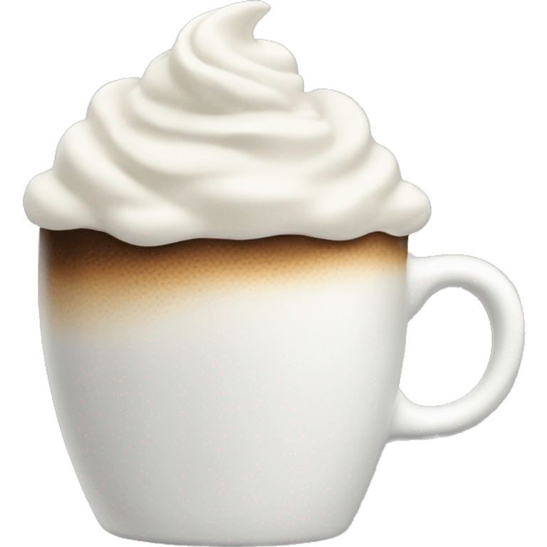 Coffee with whipped cream  emoji