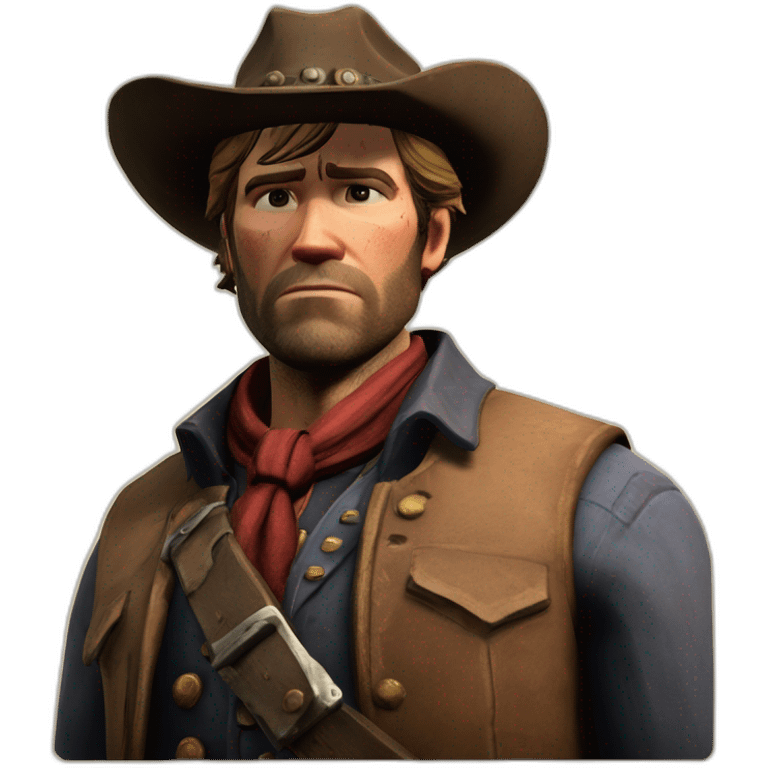 Arthur Morgan from the game “Red Dead Redemption 2” emoji