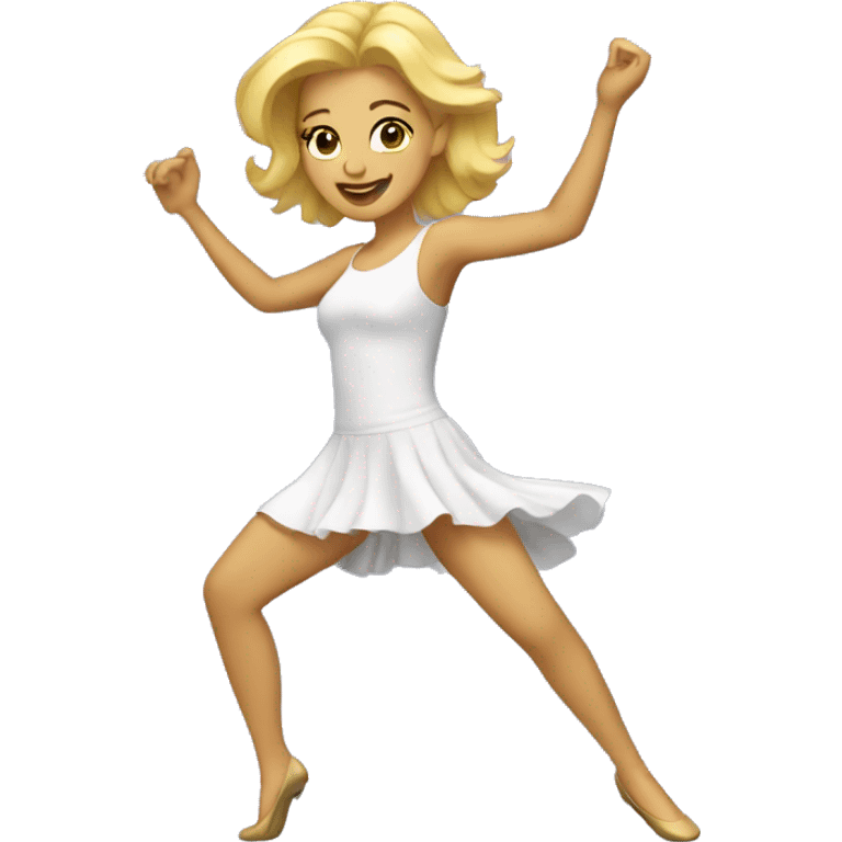 blond lady dancing emoji