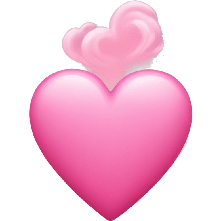 Hearth cute pink emoji