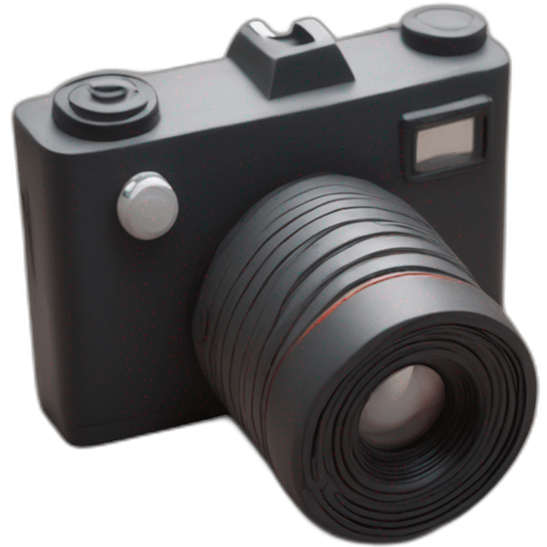 Plasticine slr film camera emoji