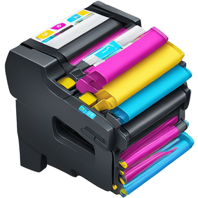 Color cartridge for printer emoji