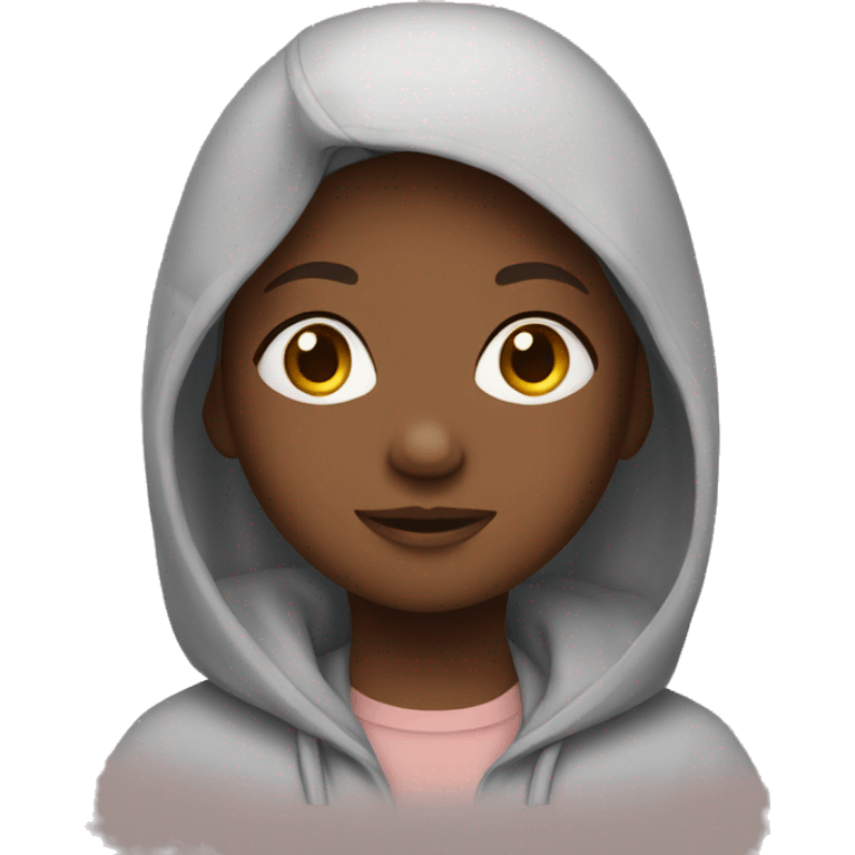 girl in comfy clothes  emoji