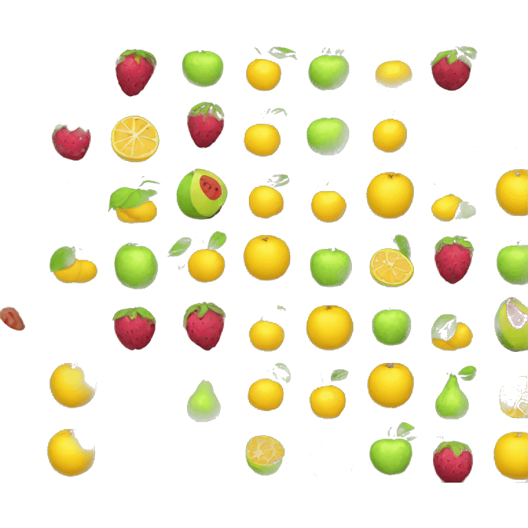 Fruits emoji