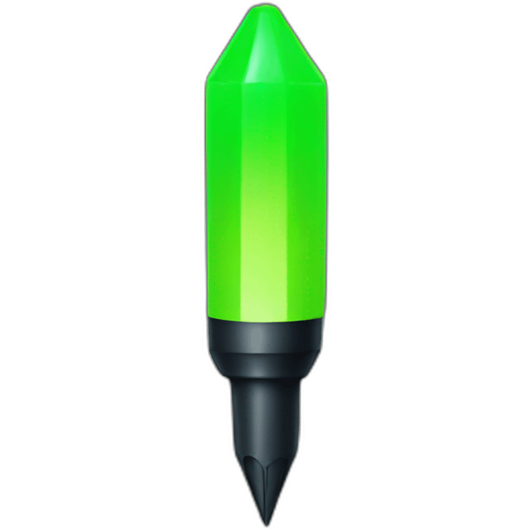 green highlighter emoji