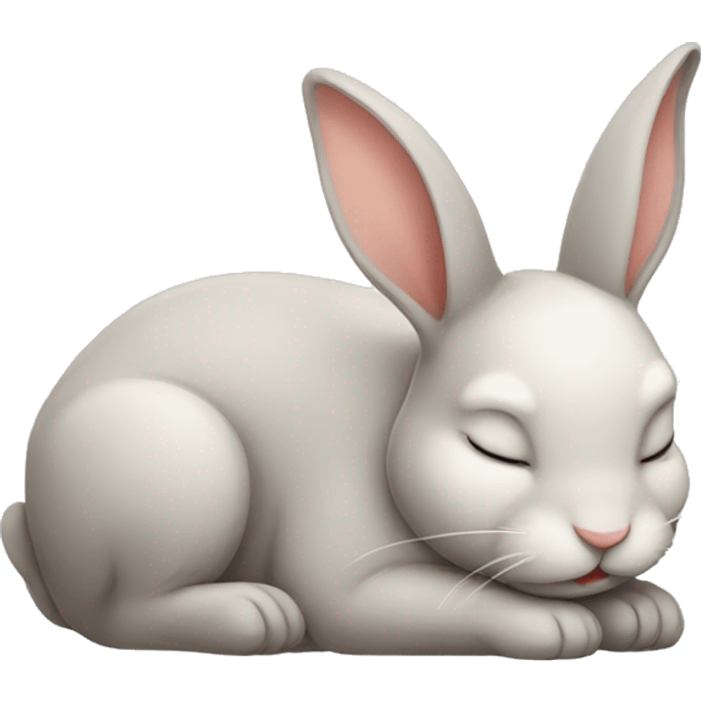 Sleeping bunny  emoji