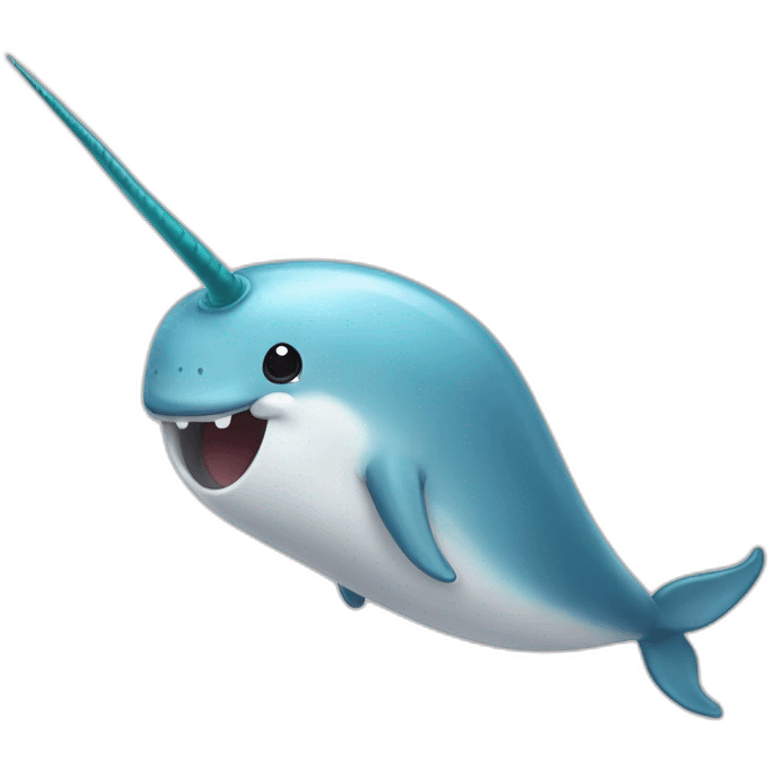 Spouting Narwhal emoji