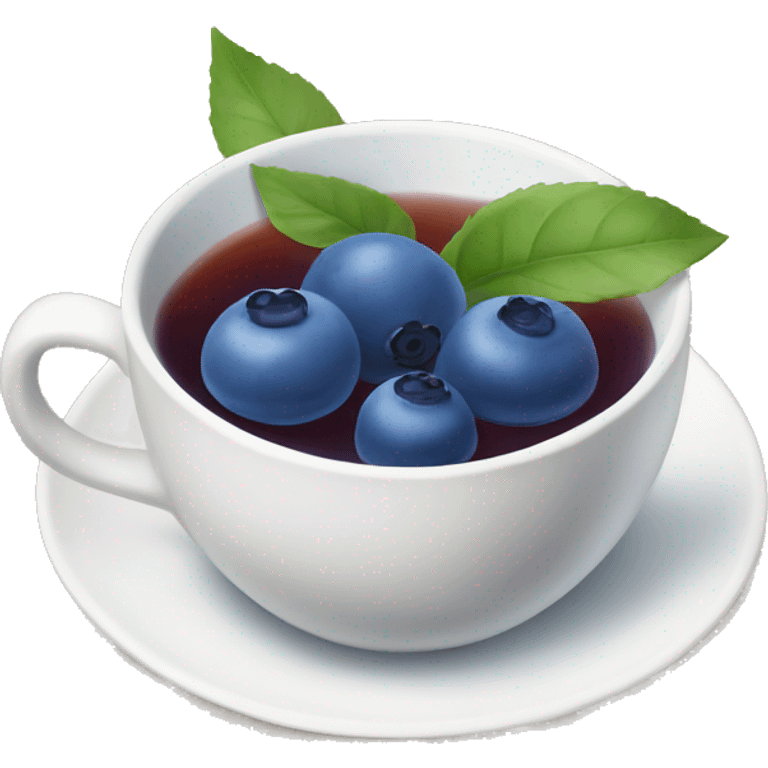 blueberry tea emoji