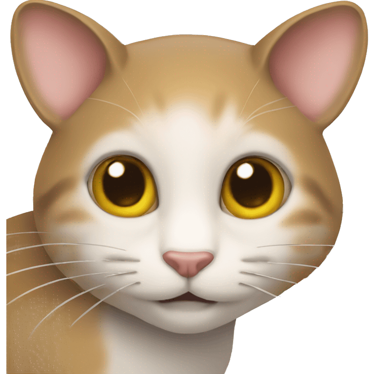 Chat avec une souris  emoji