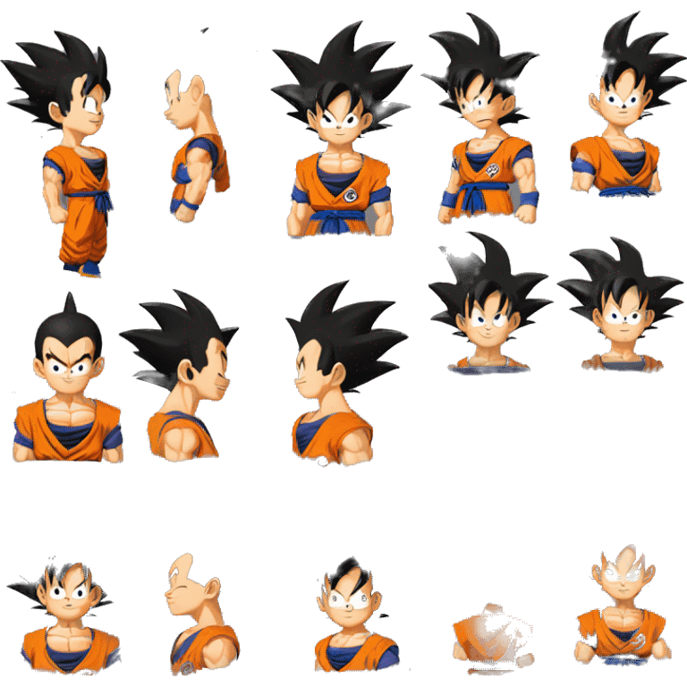 Goku de dragon ball z emoji