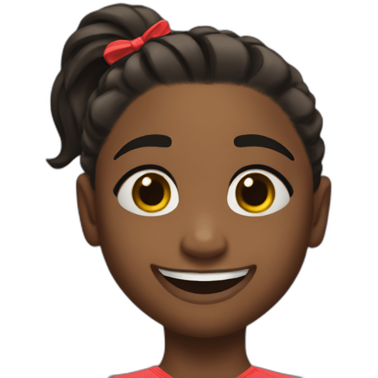 Simone-biles-winking emoji