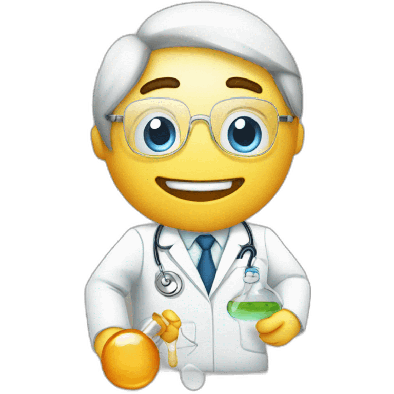 emoji of laboratoire de preparation of medicament emoji