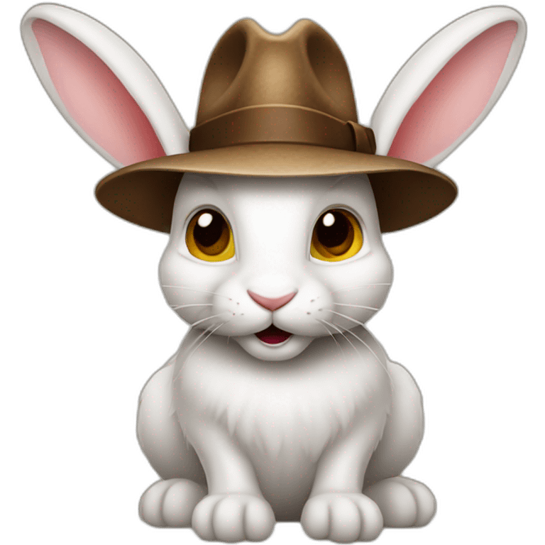 rabbit indiana jones emoji