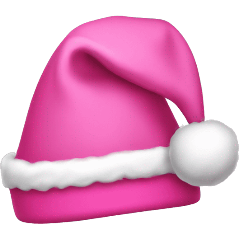 pink christmas hat  emoji