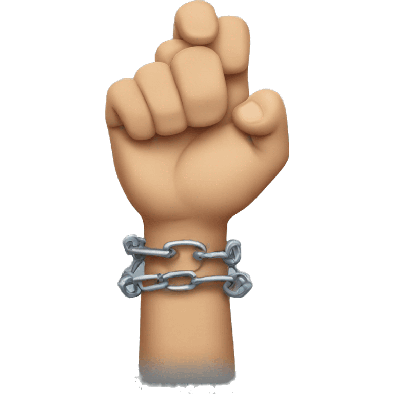 Handcuffed emoji emoji