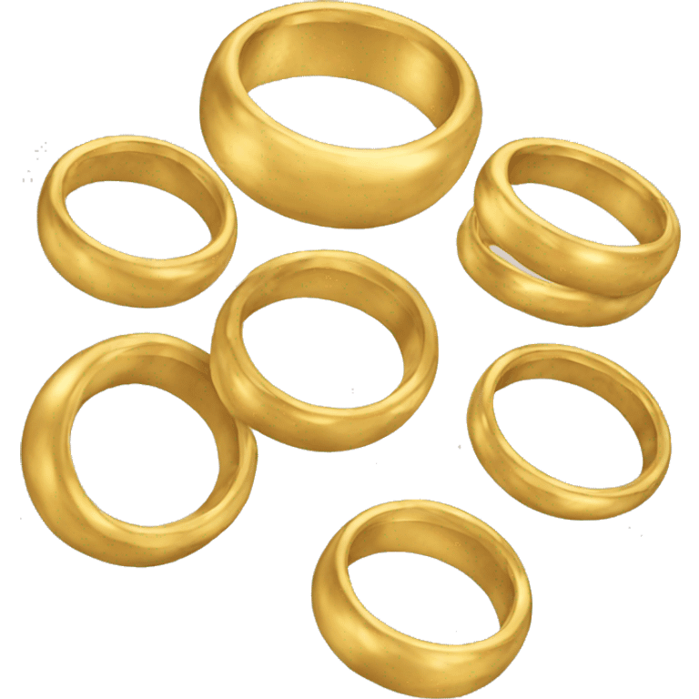 5 gold rings emoji