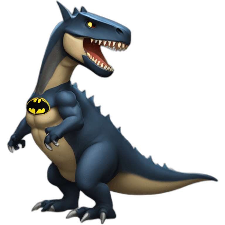 Batman dinosaure emoji