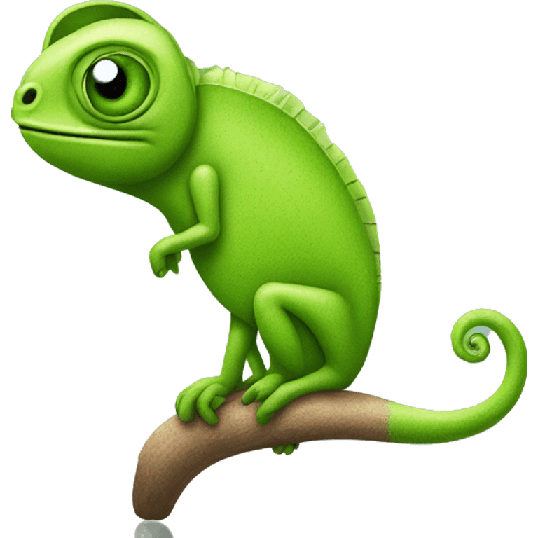 thinking cameleon emoji