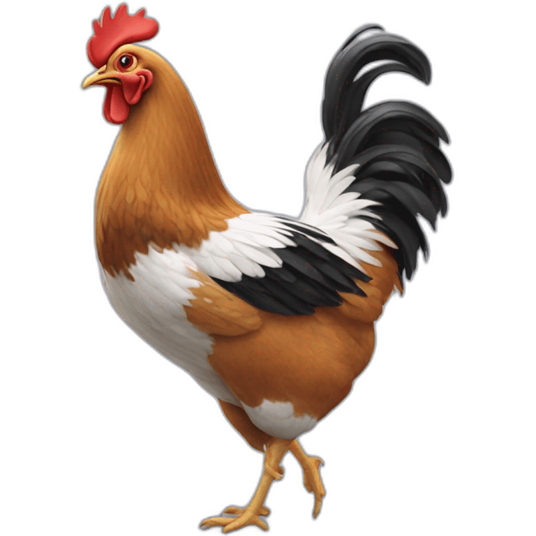 Une poule qui dance emoji