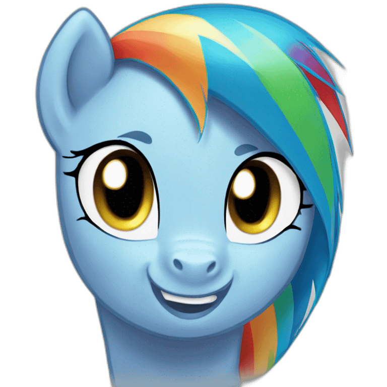 Rainbow Dash emoji