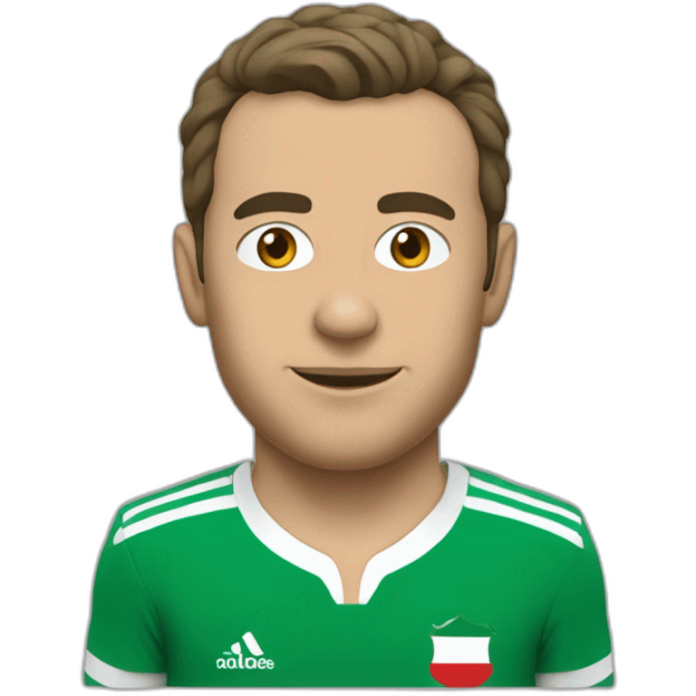 Macron avec le maillot de l'algérie emoji