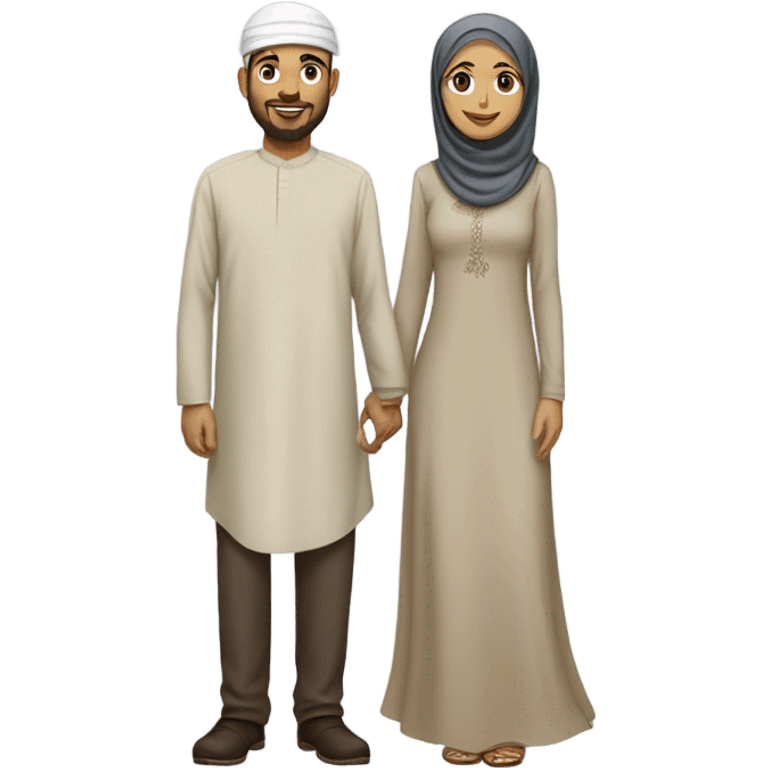 Muslim couple emoji