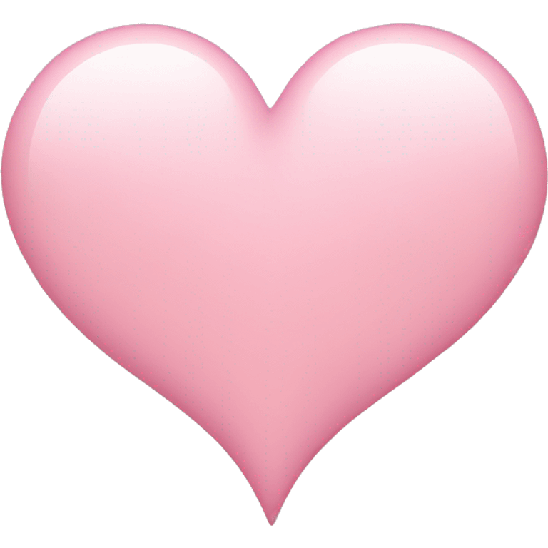 soft pink heart emoji