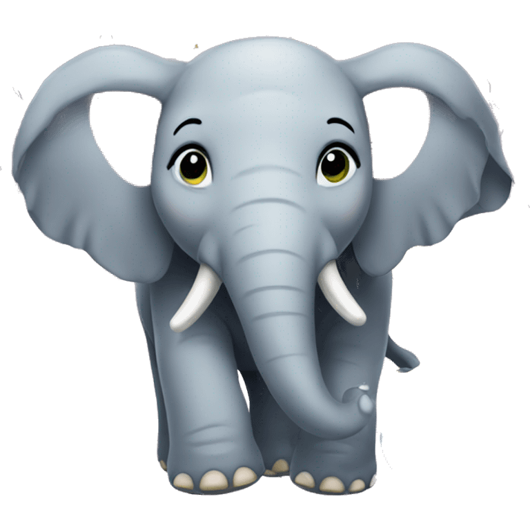 Elephant party emoji