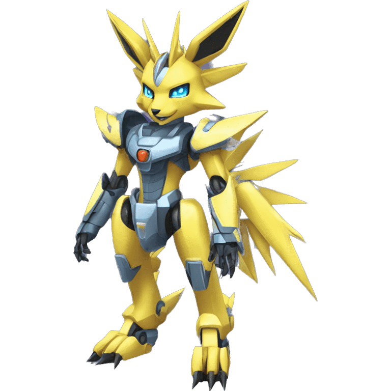 Renamon-Jolteon-Zeraora-medabot-mecha full body emoji