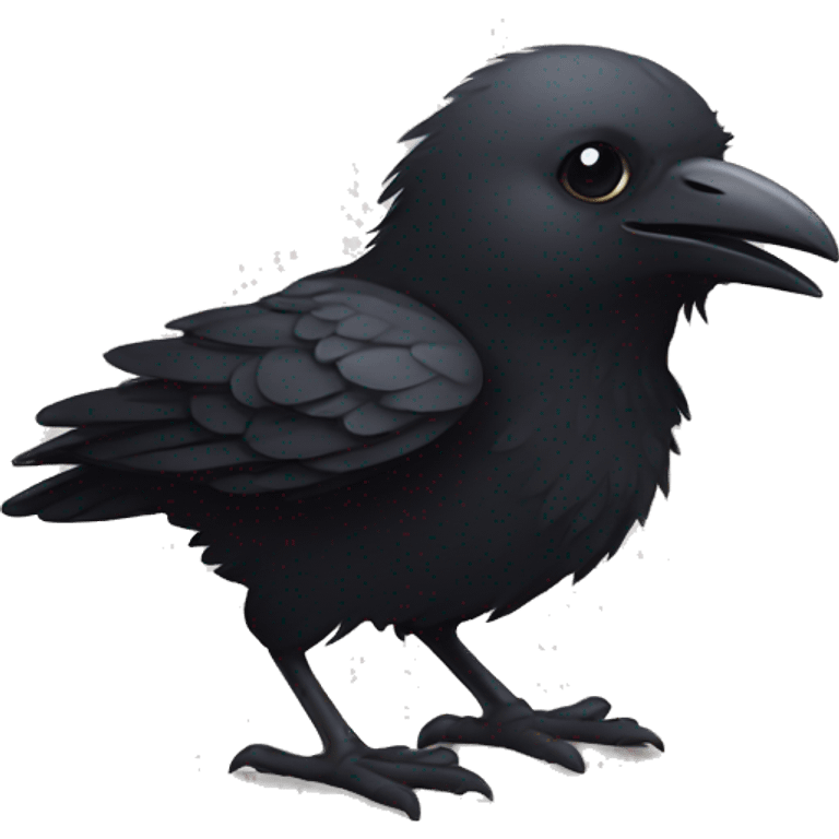 baby crow emoji