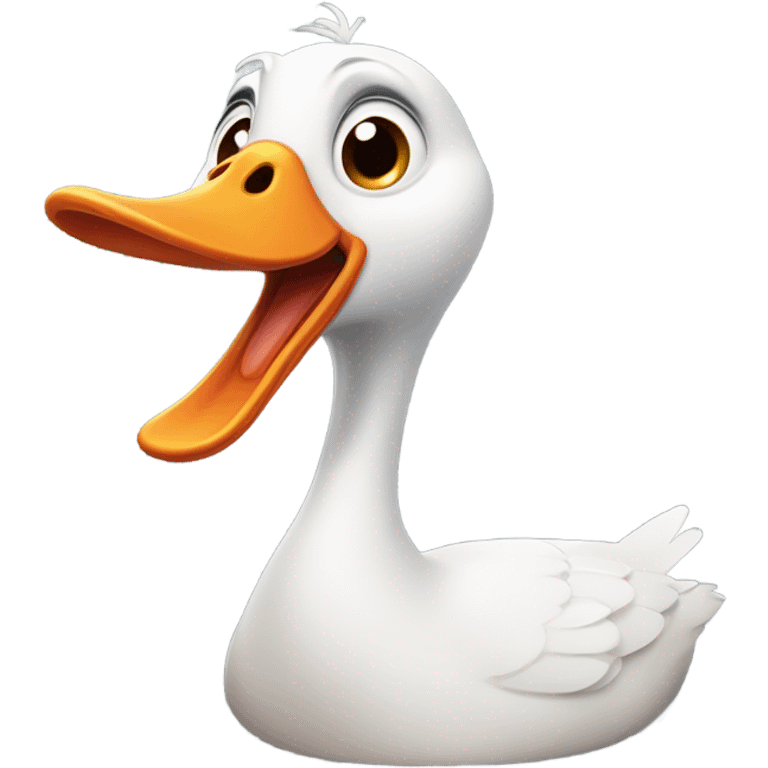 Silly goose  emoji