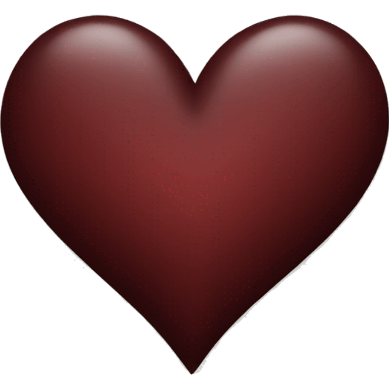 dark red heart emoji